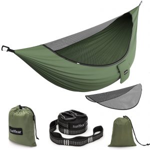Double & Single Portable Outdoor Hammocks Parachute Lightweight