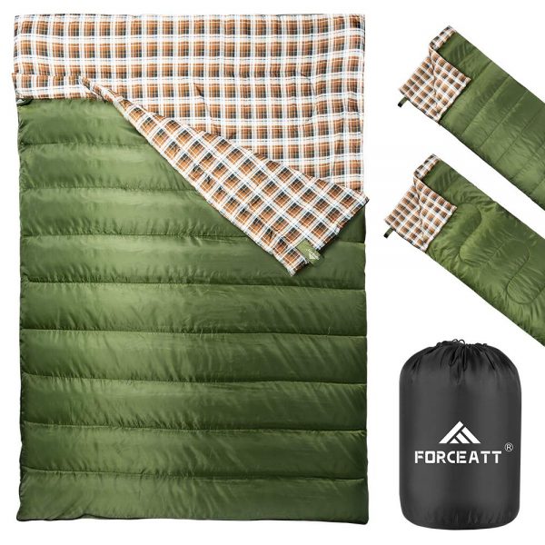 Double Sleeping Bag Warm Sleeping Bag for Outdoor 