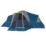 10-Person Family Camping Tent with 3 Rooms