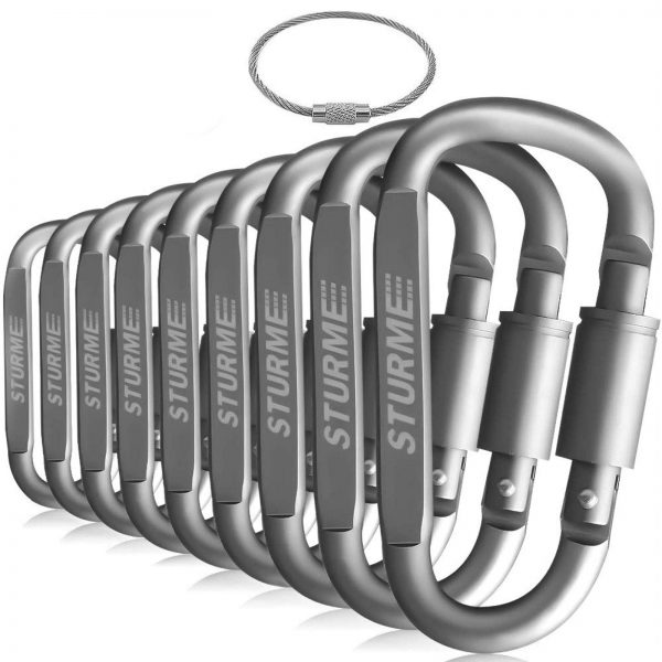 STURME Carabiner Clip Aluminum D-Ring