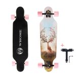 WHOME 31" Pro Small Longboard Carving Cruising Skateboard