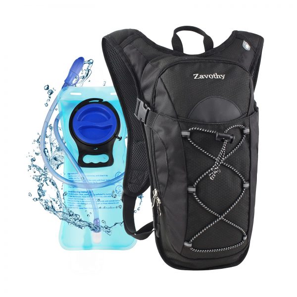 Hiking Water Backpack with 2 Liter Hydration Bladder