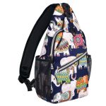 Hiking Daypack Pattern Rope Crossbody Shoulder Bag