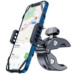 Motorcycle Phone Mount Super Stable Phone Bike Mount with Universal Mountain Handlebar