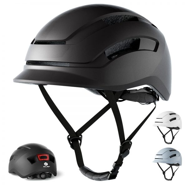 GLAF Adult Bike Helmet with Rear Light