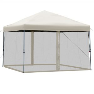 Outsunny 10' x 10' Pop Up Canopy Party Tent