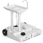 Portable Sink Camping 30L with Rolling Wheels