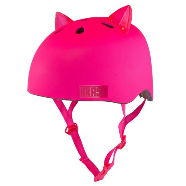 Helmet Bright Meow LED Pink Youth