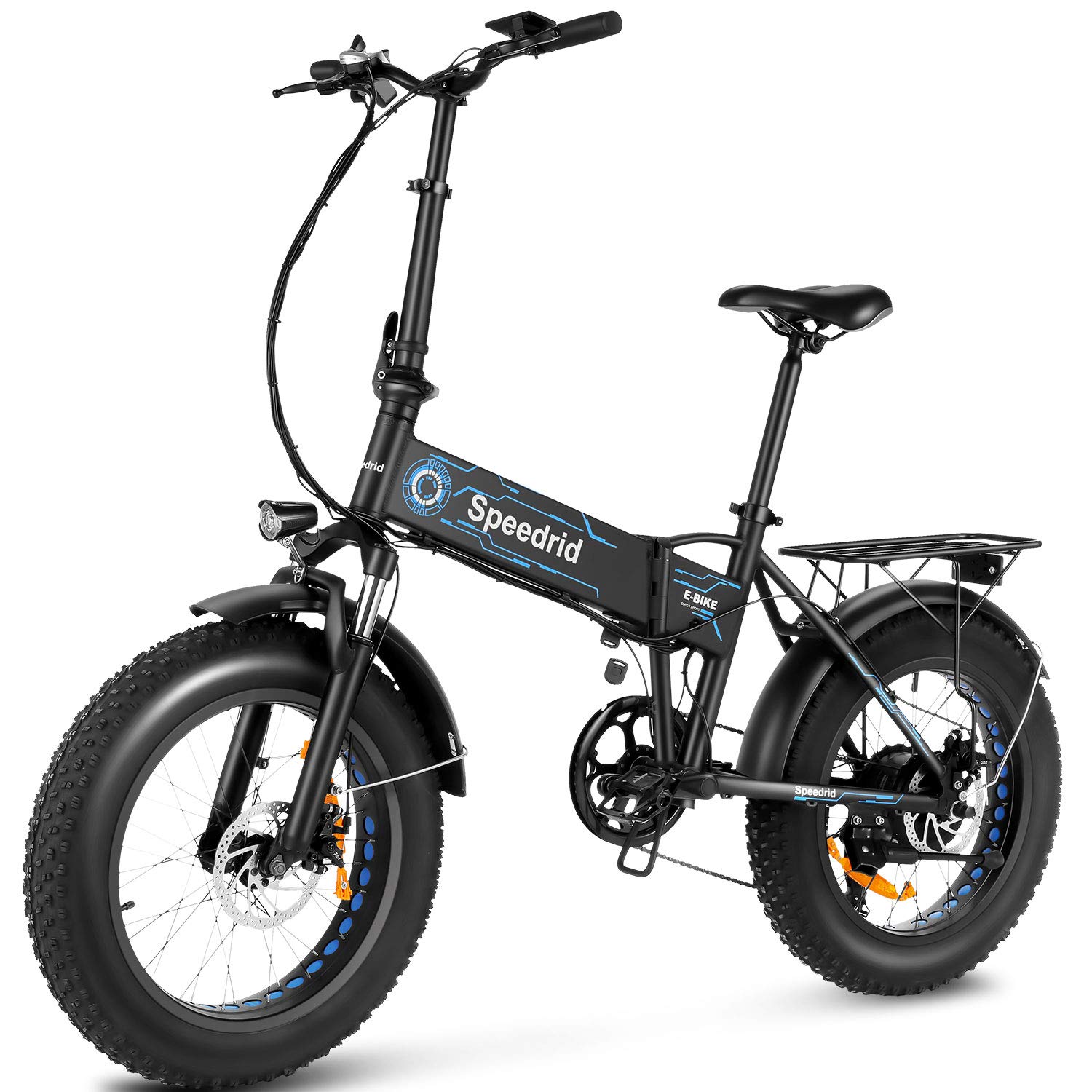 Speedrid Ebikes for Adults, 20'' 4.0 Fat Tire Electric Bike ...