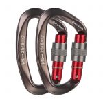XINDA Screwgate Locking Carabiner Clip