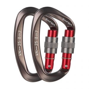 XINDA Screwgate Locking Carabiner Clip