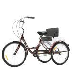 Adult Tricycle Three Wheel with Child Seat Rear Basket