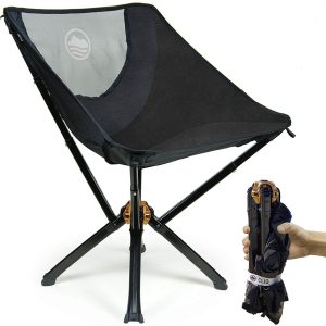 Camping Chair Supports 300lbs Bottle Sized Compact