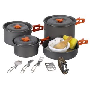 REDCAMP 23 PCS Camping Cookware Set for Family