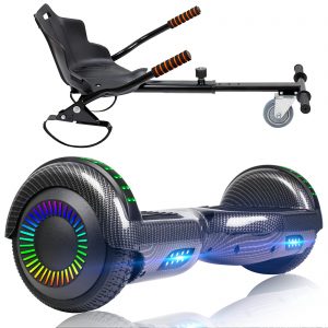 SISIGAD Hoverboard with Seat Attachment Combo