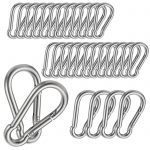 EPHECH 30PCS 4" Spring Snap Hook Carabiner M10