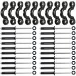 GEUNTECH 10 Pcs Kayak Pad Eyes Kit