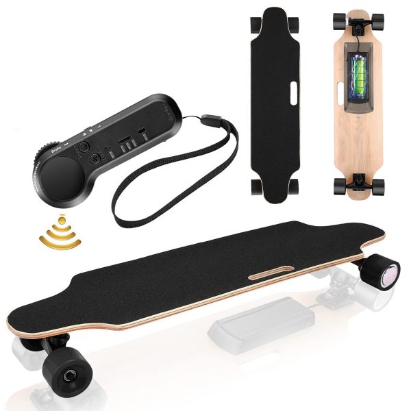 Electric Skateboard Youth Electric Longboard with Wireless Remote Control