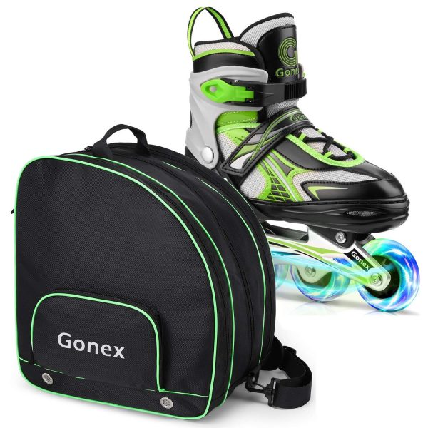 Gonex Inline Skates for Girls Boys Kids Size M