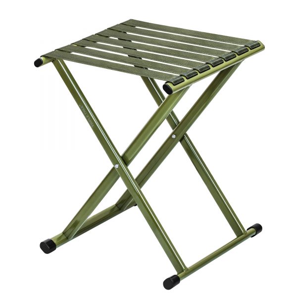 Folding Stool Outdoor Portable Chair Hold up to 600 lbs for Walking Hiking Fishing