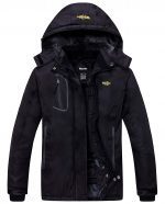 Wantdo Women's Mountain Waterproof Fleece Ski Jacket
