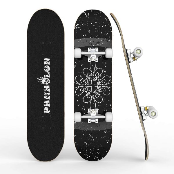Kids Complete Skateboard: Double Kick Skate Board