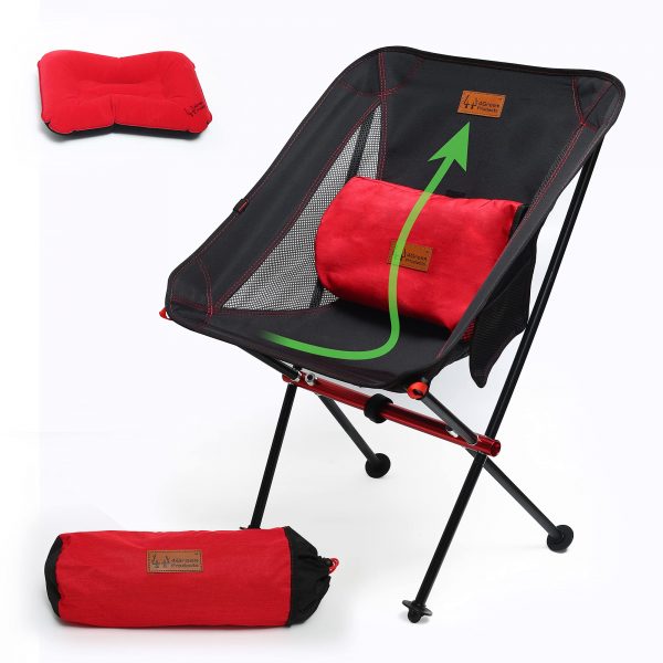 300 lbs Lightweight Folding Backpacking Camping Chair