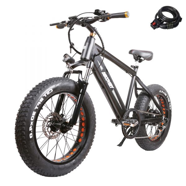 NAKTO 20 inch 350W Fat Tire Electric Bike for Adults