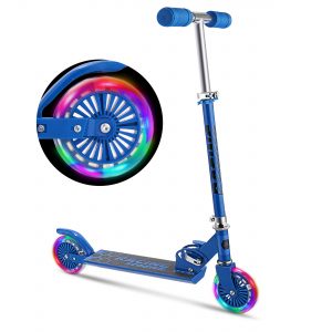 WeSkate Scooter for Kids with LED Light Up Wheels