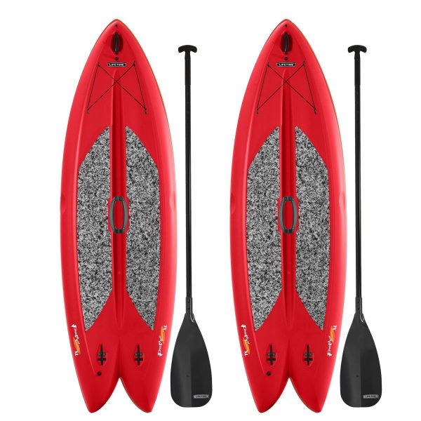 Red Stand-Up Hardshell Paddleboard