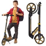 Adult Scooter with Anti-Shock Suspension Scooters for Teens 12 Years and Up