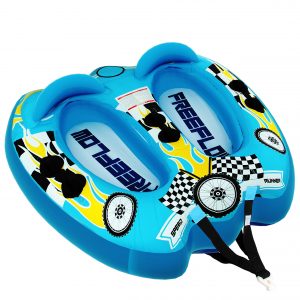 Two Person Water Boating Float Inflatable Towable Booster Tube