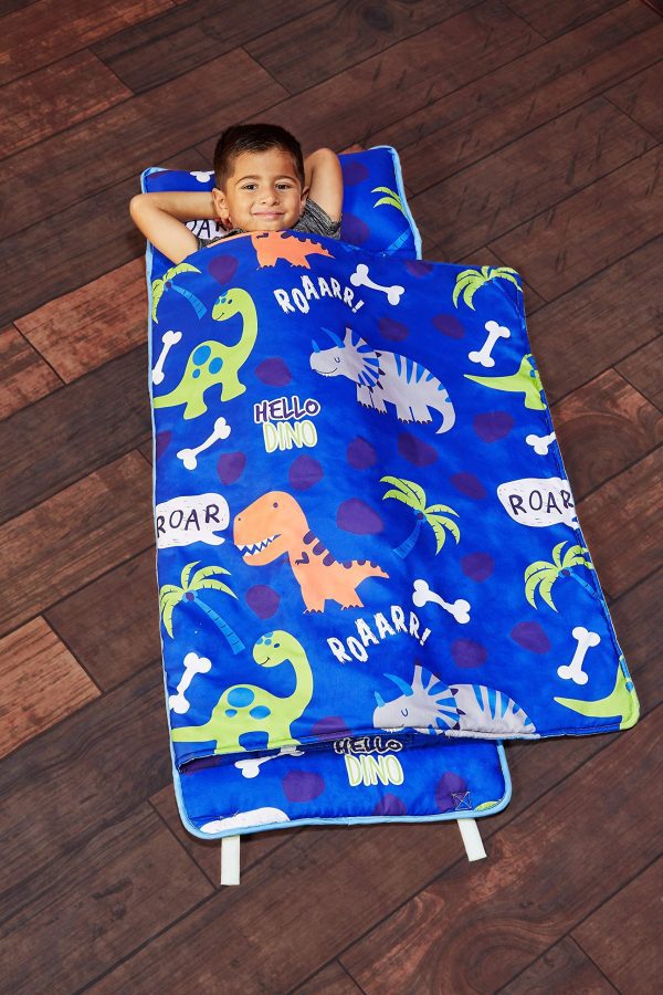 Toddler Nap Mat with Removable Pillow