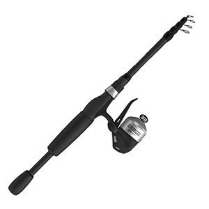 Micro Triggerspin Spincast Reel and Telescopic Fishing Rod Combo