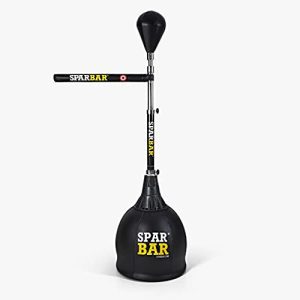 Boxing Bag with Stand & Adjustable Height Sparring Partner