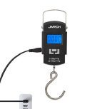 Digital Rechargeable Fishing Scale with Large Hook
