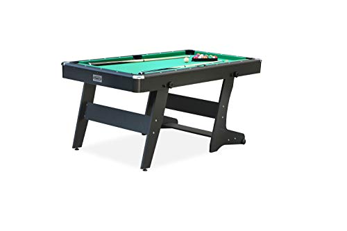 Perfectly Sized & Portable - Easy Storage - Space-Saving - Fold Up Design With Wheels - Multi Player Game Table - Table Dimension: 66” L x 35” W x 31” H