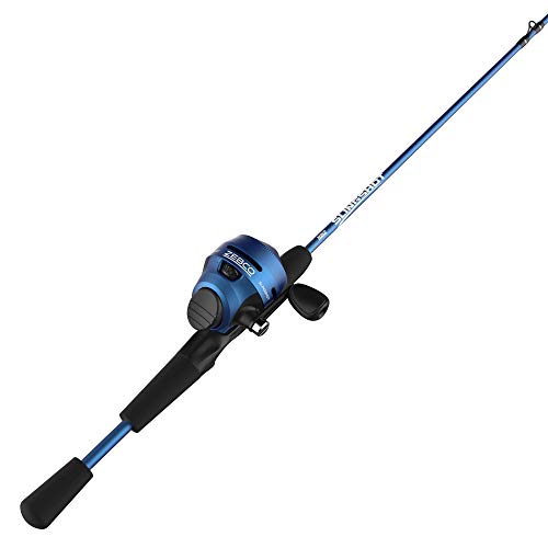 Right-Hand Spincast Reel and Fishing Rod Combo