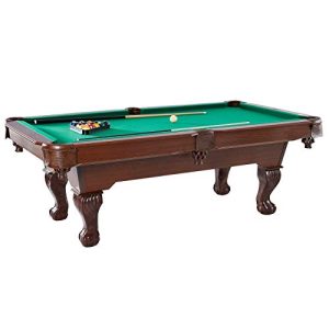 Claw Leg Billiard Table Set with Cues, Rack, Balls