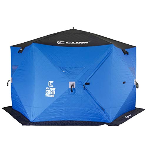 6 Person 11.5 Foot Lightweight Portable Pop Up Ice Fishing
