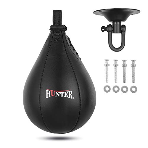 HUNTER Speed Ball Boxing Cow Hide Leather