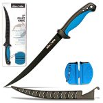 Flexible, stainless steel blade.