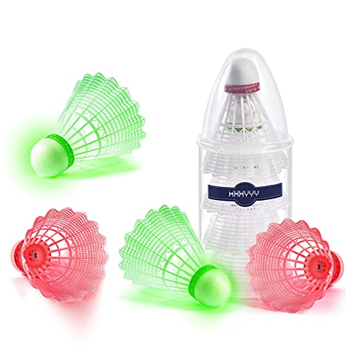 LED Badminton Birdies Shuttlecocks 360° Lighting