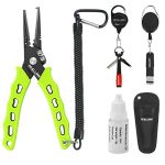 Stainless Steel 7.4" Fishing Pliers Hook Remover Tool Kits