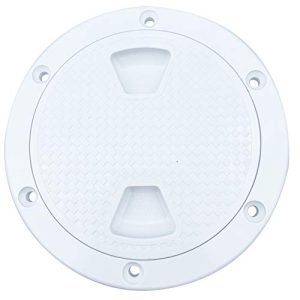 Inspection Deck Plate Hatch with Detachable Cover and Pre-drilled Holes