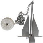 MarineNow Deluxe Portable 8.5 lb Fluke Style Anchor Kit