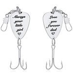 Love You Forever Dad Fish Lure for Fisherman