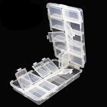 Plastic Box Storage Organizer Box with Adjustable Dividers
