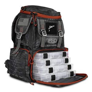 Fishing Pack with 4 Accessory Trays