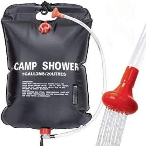 5 Gallons Camping Shower Bag 20L with Removable Hose